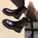 Short Women's 2025 Autumn And Winter New British Style Slim Retro Thick-soled Martin Boots_vogvips.com