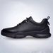 Cross-border Leather Spring New Men's Casual Shoes, Soft-soled Non-slip Sneakers, Black Lace-up_vogvips.com