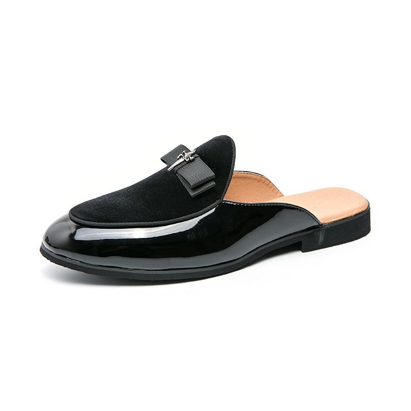 Backless Casual 38-47 Summer Size Men's Slippers Slip-On Shoes Large Loafers Half_vogvips.com