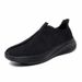 Shoes Women Lightweight Breathable Big Size Flats For Lady, Slip On Casual Shoes Outdoor Sport Tennis Shoes Fashion Sneakers_vogvips.com