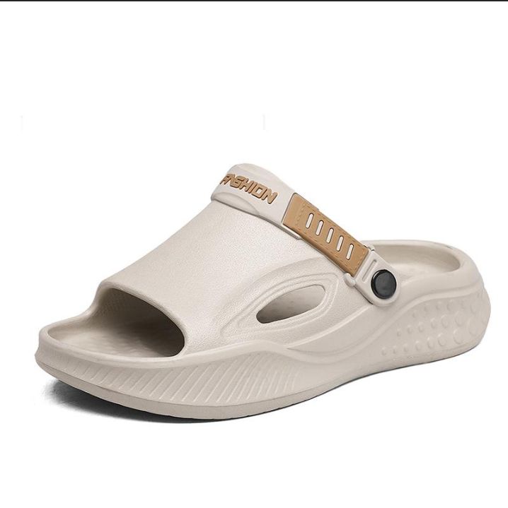 Men’s Shoes Summer Breathable Thick Soled Sandals Light And Soft Soled Beach Shoes Casual Hole Shoes For Men_vogvips.com