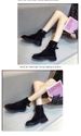 Martin Boots Autumn/Winter New Style Women's Versatile Boots, Thick-heeled Fleece Short Boots_vogvips.com