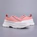 This Trendy Pink Thick-soled Canvas Shoe Is Made Of Canvas Fabric And Can Be Worn All Year Round, Suitable For Both Men And Women_vogvips.com