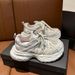 Paris Spider Web Thick-soled Dad Shoes For Women With Short Stature, Breathable Mesh Upper, Comfortable Leisure Sports Shoes_vogvips.com
