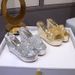 Women's Platform Slide Sandals - Glitter Platform Peep-Toe Sandals - High Wedge Summer Fashion Shoes For Casual & Dressy Occasions_vogvips.com