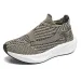 Men's And Women's Sock Sneakers Couple's Breathable Casual Slip On Shoes Plus Size 36 45_vogvips.com