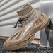 Spring 2026 New Men’s Shoes:Breathable Mesh Sneakers, Versatile Flyknit With Soft Sole, Ideal For Travel_vogvips.com