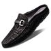 Casual Shoes Driving Casual Shoes Shoes Frosted Soft-sided Shoes Metal Buckle Men's Glove Shoes_vogvips.com