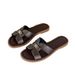 2026 Foreign Order Cross-Border Women's Summer Fashion Versatile Retro Flat Outdoor Roman Sandals One-Strap Slippers_vogvips.com