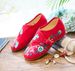 Morning Glory Flower Round Head Spring And Autumn Women's Single Canvas Embroidered Cloth Shoes_vogvips.com
