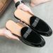 Breathable Men's Shoes British Plus Business Leather Fashion Slip-On Size Closed-Toe Slippers Half Style_vogvips.com