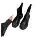Genuine Thick-Soled 2025 Women's Ankle Autumn Winter Fleece-Lined Martin Cigarette Mid-Calf Leather Boots_vogvips.com