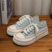 Autumn Women Mango Head Canvas Platform Lady Ins-style Vulcanized Skate Adult Soft-soled Casual White Shoes_vogvips.com