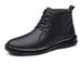 Men's Cotton Shoes Velvet Leather Boots Snow Boots Trendy Martin Boots Large Size Men's Shoes_vogvips.com