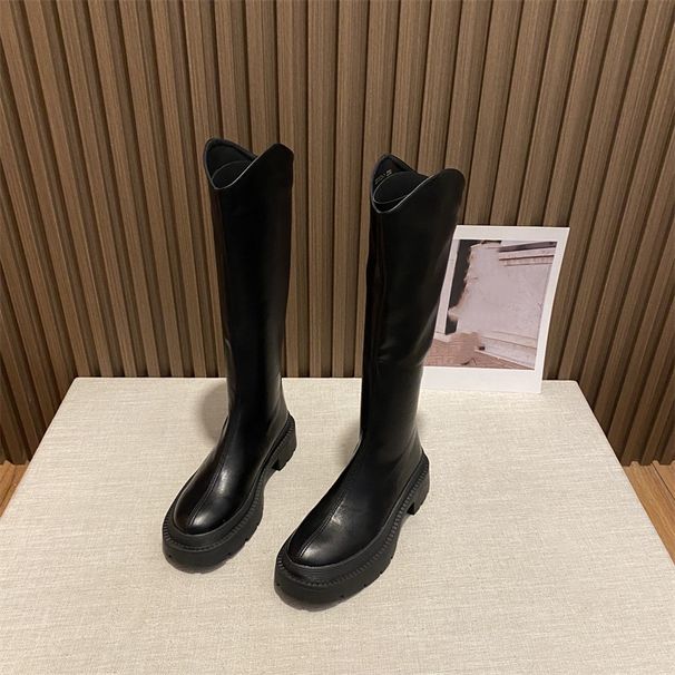 Long Ankle Knight Boots 2025. New Martin Boots Autumn And Winter Women's Shoes Long Boots_vogvips.com