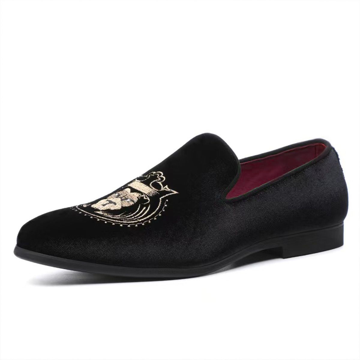.Trendy Fashion Doudou Shoes Casual Multi-purpose Lefer Shoes Men's Single Shoes Lazy One-Piece Footwear Leather Footwear Set_vogvips.com