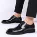 Euro Step First Layer Cowhide Autumn Brogue Carved Pattern Business Formal Suit Casual Leather Men Wedding Groom Shoes_vogvips.com