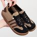 Women's Shoes Casual Shoes One Pedal Shallow Mouth Retro German Training Shoes Flying Woven Breathable Mother Shoes Flat Single Shoes_vogvips.com