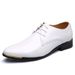 Suitable For All Seasons Pointed Toe Size Patent Leather Extra Large Men's Shoes_vogvips.com