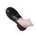 A Woman With A Small Leather Shoe With A Horse Bite And A Pair Of Shoes With A Single Shoe And A Woman In Soft Leather Flat Loafers_vogvips.com