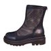 2023 Summer Thin Short Korean Style Platform Single Boots, Breathable Mesh Hollow Out Women's Boots_vogvips.com