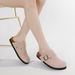 Women's Shoes New Spring And Autumn Outerwear Thick Soled Slip On Mules Closed Toe Half Slip On Winter_vogvips.com