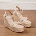 Women's Wedge Heel Rope Sandals Straw Woven Cross Border Style Thick Sole Non Slip Waterproof Height Increasing Slimming Suede_vogvips.com