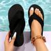 Women's Flip-flops Summer Muffin With Thick Soles Non-slip Wear Resistant Fashion Women's Slippers_vogvips.com