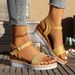 2026 New Large Size Shoes For Export, Summer Casual Sandals, Slippers, European And American Style Wedge Heel Thick Sole_vogvips.com