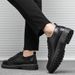 Translation: Men's Shoes For Spring And Summer - Casual Shoes, Height Increasing Chef Shoes, Black Work Shoes, Korean Style Martin Shoes For Men._vogvips.com