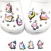 10 Set Of Cartoon Cute Unicorn Shoes Flower Decoration Buckle Personalized DIY Garden Shoe Buckle Accessories_vogvips.com