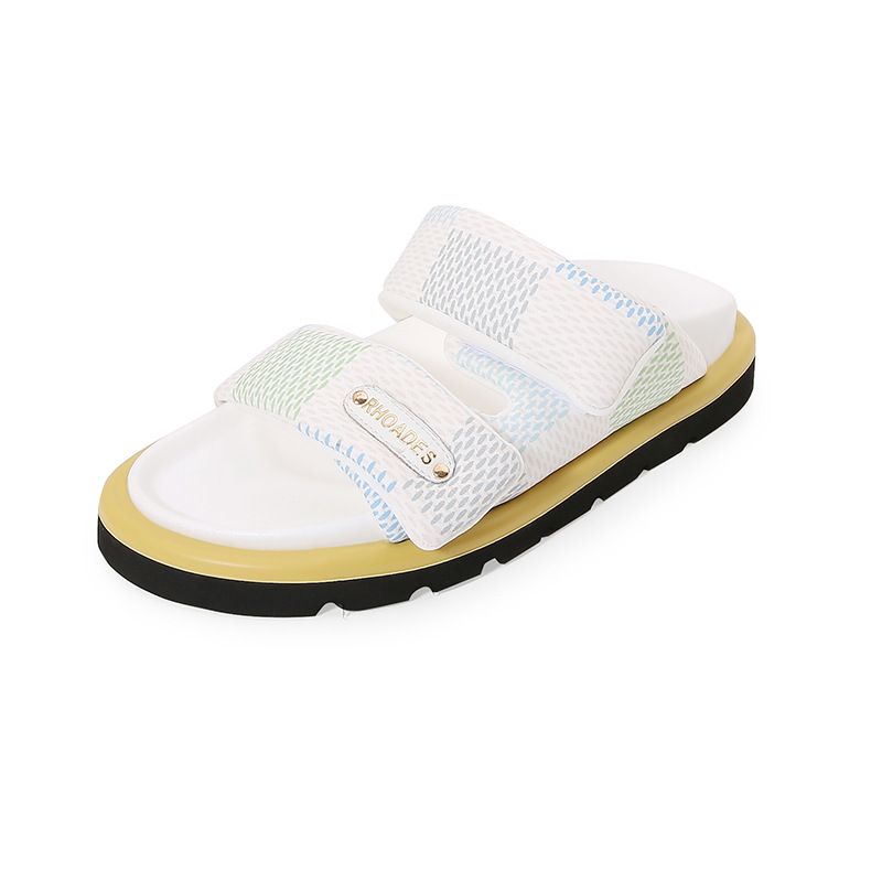 Roddy's New Slippers L Home Beach Shoes Velcro Thick Soled Sandals V Home Versatile Women's Shoes_vogvips.com