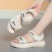Velcro Roman Beach Sandals Women's Massage Sole Mother's Non-slip Soft-soled Beach Sandals_vogvips.com
