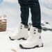 Snow Boots For Men And Women, Thick Cotton Shoes With Added Fleece, Outdoor Shoes, Anti Slip And Warm Boots, Tactical Shoes_vogvips.com
