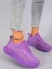Spring And Autumn New Product Women's Candy Color Simple, Comfortable, Breathable, Wear Resistant Lace Up Sports Shoes_vogvips.com