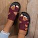 Women’s Shoes Summer New Large Size Women's Flat Toe SandalsStyle Comfortable Breathable Beach Sandals_vogvips.com