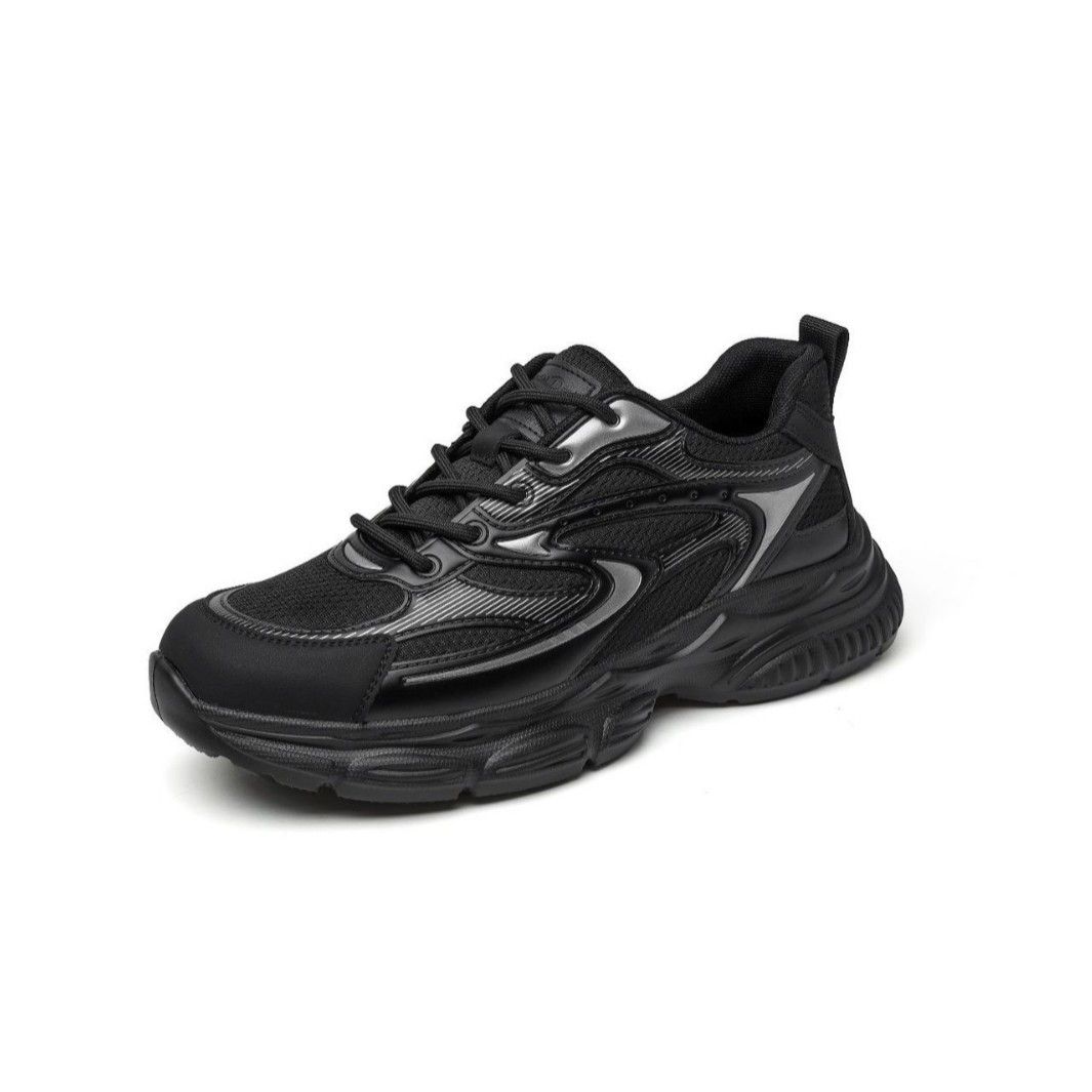 2025 Spring/Summer New Men's Dad Sneakers Thick Sole Versatile Height Increasing Casual Running Shoes_vogvips.com