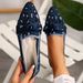Women's Lightweight Pointed-Toe Ballet Flats With Bow Detail - Breathable Slip-On Casual Shoes For Women (Multiple Colors & Sizes)_vogvips.com