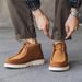 Men's Genuine Leather Kangaroo Boots Suede High-Top British Style Casual Autumn Winter Martin Boots_vogvips.com
