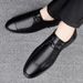 Business Formal Casual Leather For Men British Style Breathable Soft Sole Top Layer Cowhide Groom Wedding Shoes Trendy_vogvips.com