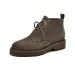 Flats Women Ankle Short Lace Up Fashion Shoes Winter Boots Casual Sport Snow Botas Mujer Zapatos 251105_vogvips.com