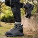 High-top Boots Men Lace-up Durable Outdoor Casual Sports Shoes Men Anti-slip Warm Comfortable Plush Breathable Hiking Shoes Men_vogvips.com