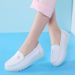 New Leather Soft-soled Nurse Shoes White_vogvips.com