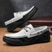 Trendy Driving Men's Shoes Breathable Leather Soft Bottom Skateboard Shoes Men's Business British Style Versatile Casual_vogvips.com