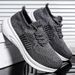Mens Jogging Shoes Comfort Mesh 2025 Summer New Breathable Outdoor Walking Shoes Lightweight Trendy Running Shoes For Man_vogvips.com