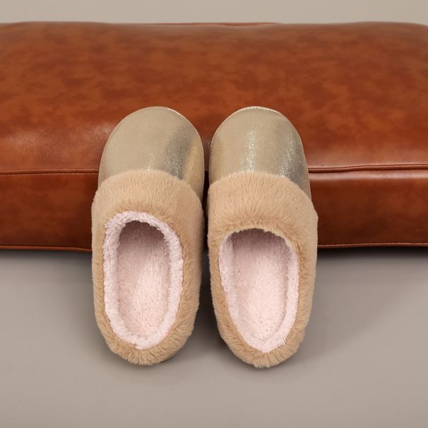 Plush Faux Fur Slippers For Men And Women - Cozy Non-Slip Indoor Winter House Shoes With Soft Sole, Warm & Comfortable Soft Bottom Silent_vogvips.com