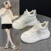 Women's Genuine Leather High-top 2026 Spring And Autumn New Breathable Warm Thick-soled Cotton Shoes Versatile Platform_vogvips.com