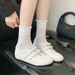 Cameido Ballet-inspired Mary Jane Shoes For Women, 2025 Autumn Leisure Shoes With Soft Sole, Adjustable Strap, And Hidden Heel_vogvips.com