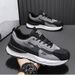 Men's Breathable Mesh Casual Sneakers With Thick Sole For Comfort And Style, Lightweight And Supportive For Daily Wear_vogvips.com