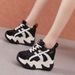 Women's 12cm Thick Heel Dad Shoes For Small Stature Growth 2025 Autumn New Sports Shoes German Training Casual Shoes_vogvips.com